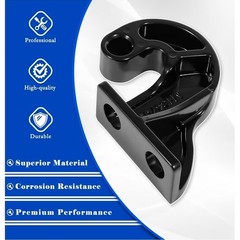 M134708R Peterbilt Right Hand 377 378 379 Lower Hood Pivot Hinge Black