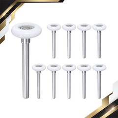 10pack 1.8″ Nylon Garage Door Rollers for 2″ Garage Track 4.25″ Stem