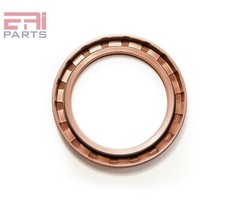 EAI 65x88x12mm FPM/FKM Oil Shaft Rotary Seal w/ Stainless Steel Spring Dbl Lip