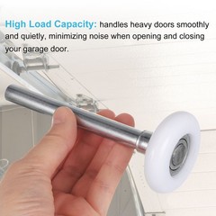10pcs 1.8″ Nylon Garage Door Rollers for 2″ Garage Track 4.25″ Stem