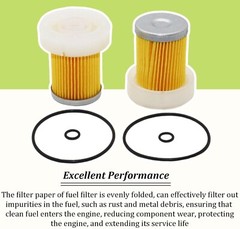 Fuel Filter Assembly & 2pcs Filter For Kubota B-Series 6A320-58862 6A320-58830