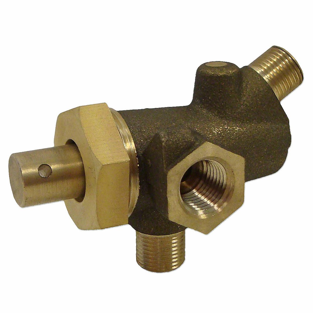 3 WAY FUEL VALVE A B D H AR G BRASS John Deere ALL FUEL JD 660