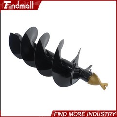 Findmall Auger Post Hole Drill Bit Attachment 300mm Diameter For Mini Excavator