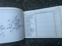 Vintage Isuzu C240(B) Diesel Engine Parts Catalog Manual