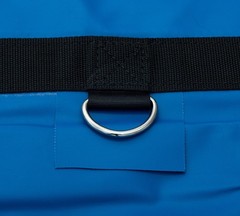 16’x27′ Flatbed Truck Waterproof Tarps – 18Oz Vinyl Blue Steel Tarp (4′ Drop)