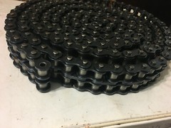 40DRC – New 8.5 Feet of No. 40 Double Roller Chain Links For Various Application