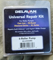 NEW Delavan Universal 6 Roller and Hypro Pump Repair Kit 66-6500RK