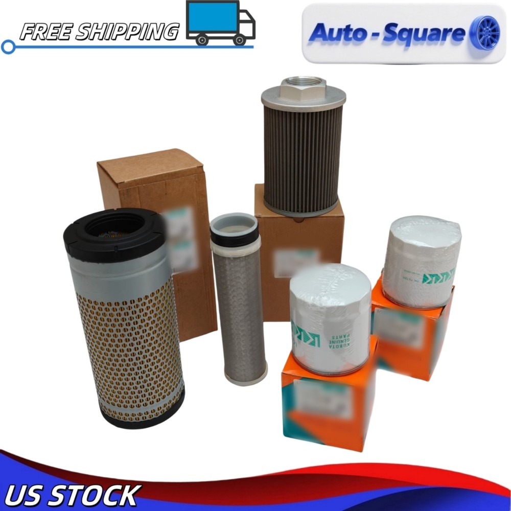 NEW Maintenance Filter Kit RD411-62210 For Kubota KX040-4 Mini Excavator US