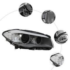 Headlight LED DRL Right Passenger Side 2011-2013 BMW 5 Series F10 63117203243