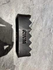 RWM Universal Heavy Duty Weld-On 3″x6″ Raw Steel Step 3/8″ Thick