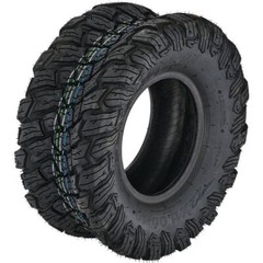 22×11.00-10 Tubeless Tire 4 Ply for Zero Turn Mowers – Aggressive Tread