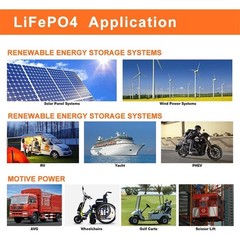 12V 100Ah LiFePO4 Lithium Battery 8000+ Deep Cycle For RV Marine Solar Off-grid