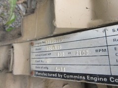 CUMMINS NTC-400 DIESEL ENGINE_AS-PICTURED_GREAT DEAL ONLY FOR SERIOUS BUYER!~