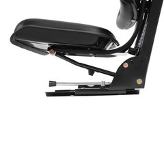 Black Universal Tractor Suspension Seat For Massey Ferguson Ford / New Holland
