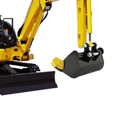 2T/4409.25 lbs Bucket Mini Excavator Bucket w/Metal Teeth ﻿Excavator Kampf