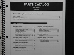 NORTHERN LIGHTS 484 NL484 DIESEL GENERATOR LUGGER PARTS MANUAL CATALOG MINTY
