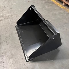 AGT 32 inch Toothless Bucket for Mini Skid Steer Loader Bucket Without Teeth