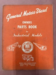 OEM GM General Motors Diesel Owners Parts Book for Industrial Models (Series 71)