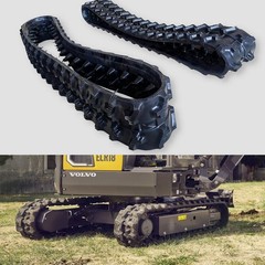 Two Tracks 180*72*37mm Size for China Mini Excavator 2 Pcs Tracks