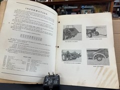 VTG 1946 CASE NO. 44 SPREADER PARTS CATALOG NO. B-458 tractor manure farm oem