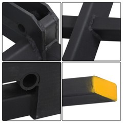 2500lbs Clamp on Heavy Debris Fork for Tractor Skid Steer Buckets Universal 42″