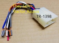 Tractor Radio Stereo Wire Harness Plug Loader Excavator CD Player Stereo TR-1398