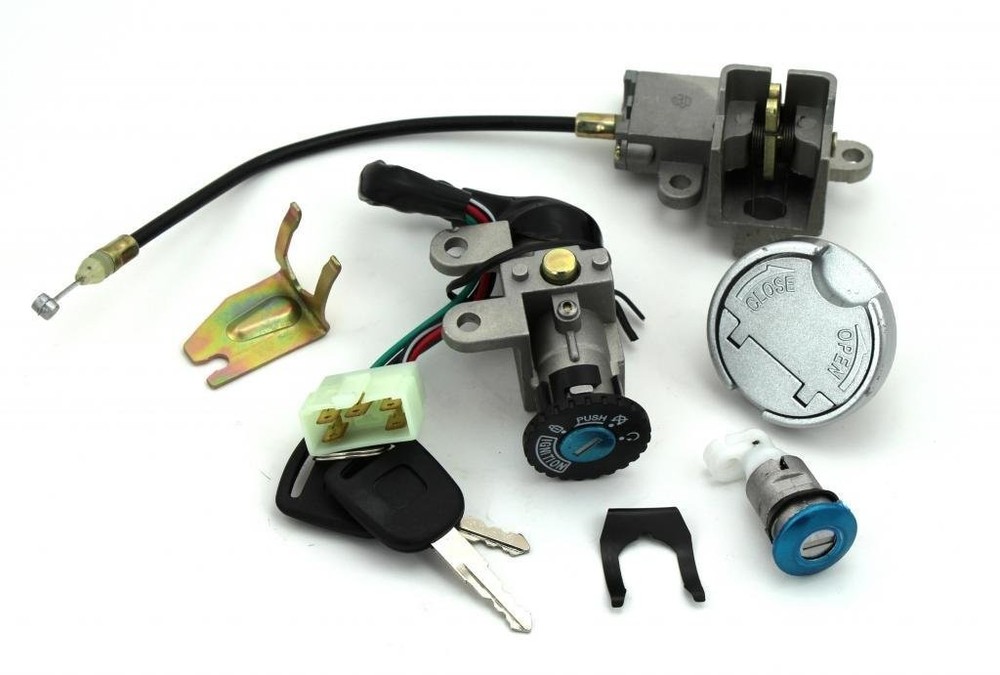New Scooter Ignition Switch Key Set for TaoTao 49cc 50 cc 150cc gy6 Black