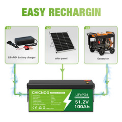 12V 55Ah LiFePO4 Lithium Battery With BMS for Scooter Fish kid car RV Motor