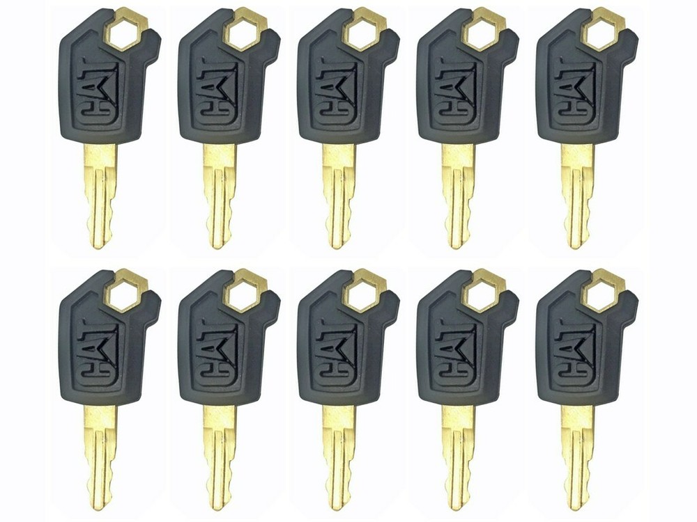 10x Equipment Excavator Ignition Loader Dozer Key For Caterpillar CAT 5P8500