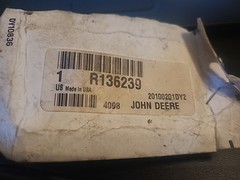 John Deere Headlight Bulb, 12.8 Volt, 50 Watts Part# R136239