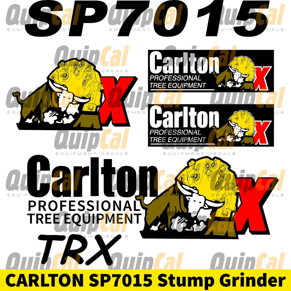 Carlton SP7015 TRX Basic Decal Set. Many other Carlton Decal Sets Available