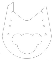 18″ SCS Standard 2WD Case Mount, 3/8″ Thick Laser Cut