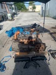 6.5l turbo diesel engine and 4L80E transmission, comes with everything
