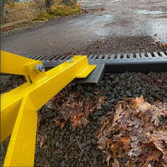 60in 3-Point Hitch Cat 1 Landscape Rake, 360° Rotatable Tow-Behind Tractor Rake