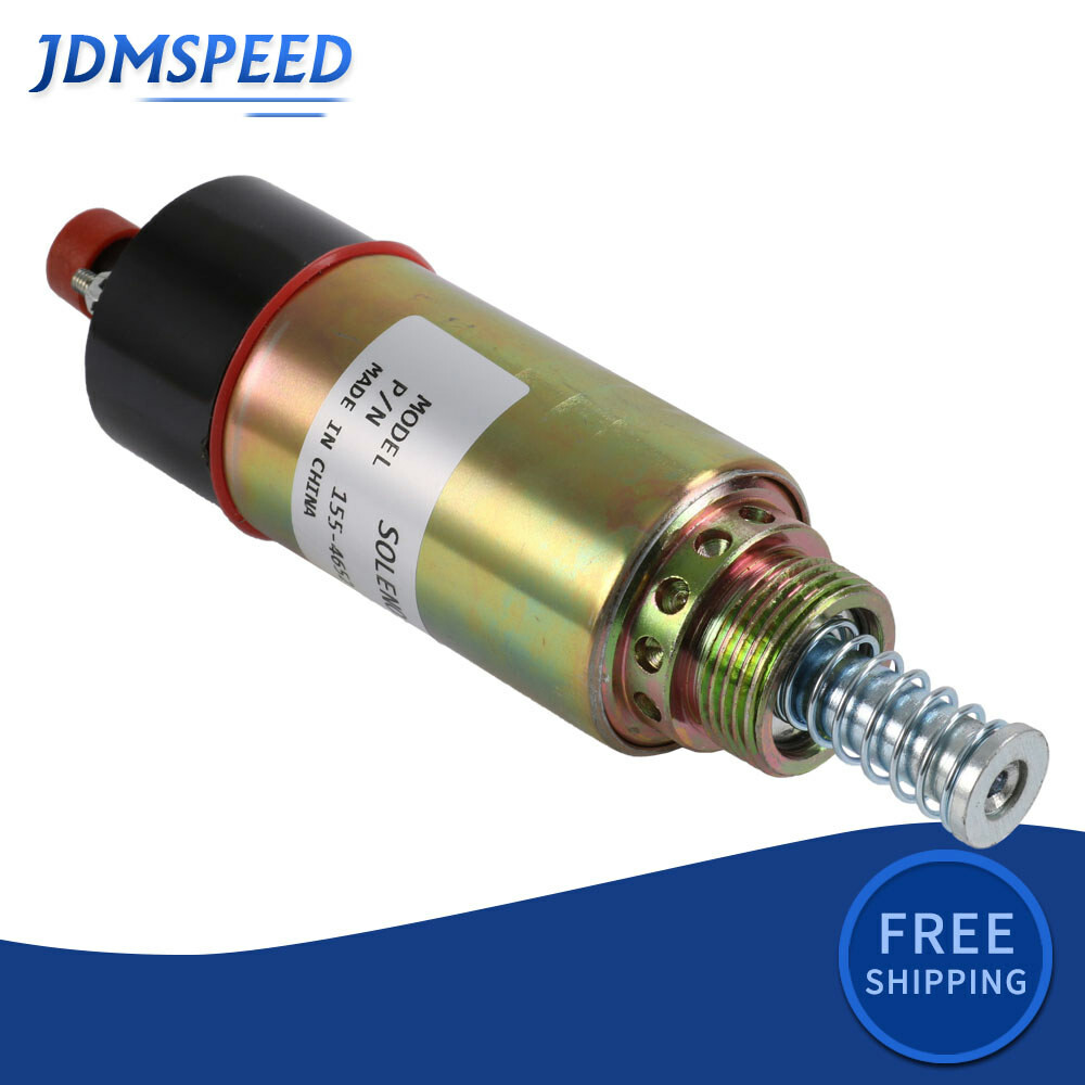 Shut Off Solenoid Fits CAT 3126 3114 3116 8C-3663 155-4652 125-5772