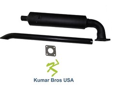 New Muffler&Exhaust pipe W/Gasket FITS KubotaB8200D B8200E B8200HST-D B8200HST-E