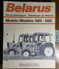 Belarus 560 562 Tractor with D-242 Engine Parts Catalog Manual English & French