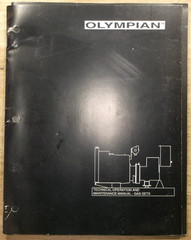 OLYMPIAN GAS SET GENERATOR TECHNICAL OPERATION & MAINTENANCE MANUAL BOOK