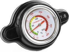 High Pressure Radiator Cap 1.8 Bar With Temperature Gauge For Honda, Suzuki,