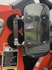 High Quality RUBBER COATED MAGNET MIRROR Tractor/Skid steer STAINLESS STEEL one