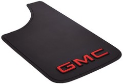 Plasticolor 000545R01 GMC Logo Easy Fit Mud Guard -19 x 11 inch -Set of 2