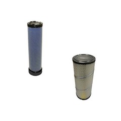 Inner Outer Air Filter Set Fits Komatsu Fits Kubota Fits Landini Fits Terex