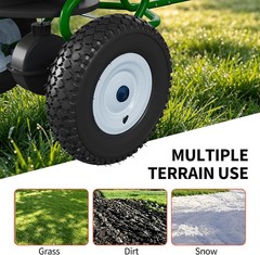 Heavy Duty 110lb Tow Behind Broadcast Spreader ATV Garden Tractor Seed Spreading