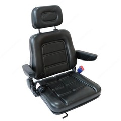 Universal Tractor/Forklift/Digger Seat With Headrest & Safety Belt & Armrest NEW
