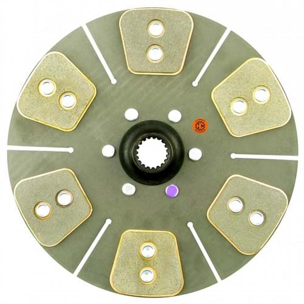 12″ Transmission Disc, 6 Pad, w/ 1-1/4″ 19 Spline Hub – New Fits John Deere