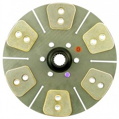 12″ Transmission Disc, 6 Pad, w/ 1-1/4″ 19 Spline Hub – New Fits John Deere