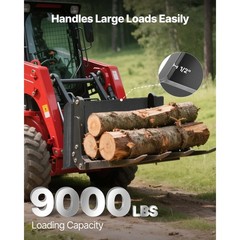 1/2″ Skid Steer Mount Plate 45″ Universal Quick Attach Skid Steer Loader Plate