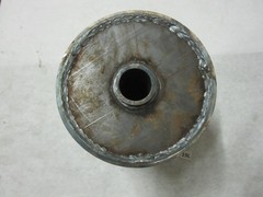 8 x 6-3/4 Ground Roller for Roll Off Containers W 1-1/4” Bore