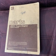 3208 Truck Engine turbocharged Caterpillar Parts Catalog Book 02/1988