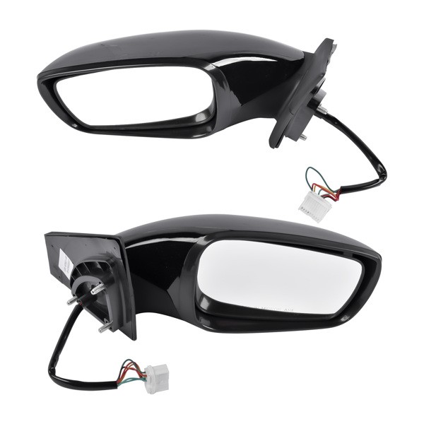 2x Power Mirrors Manual Folding & Heated & Turn Signal Fit for Hyundai Sonata 2.